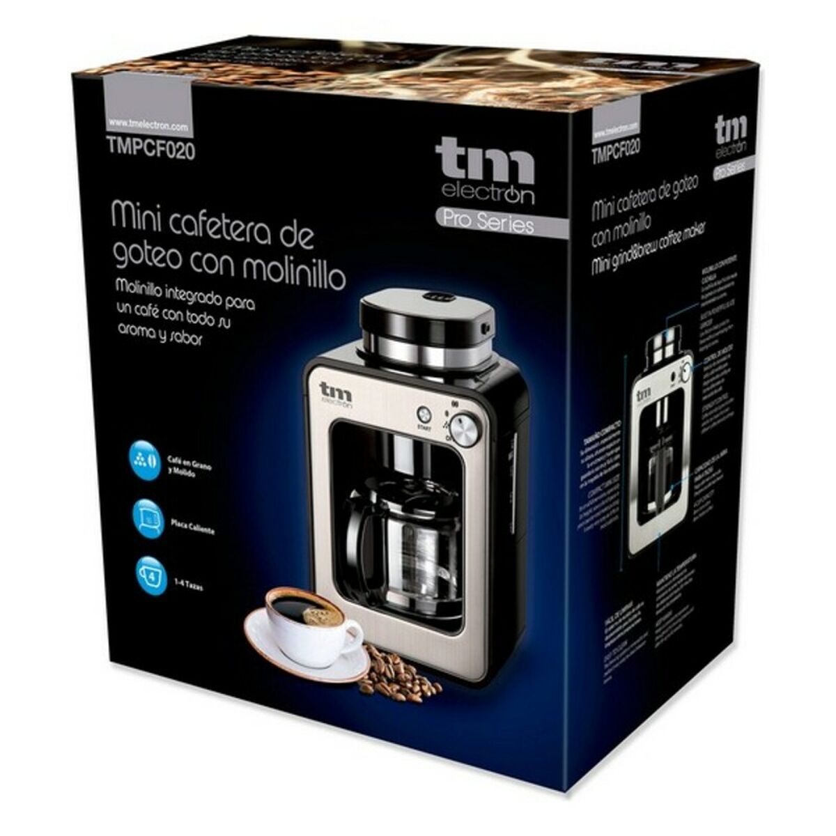 Kavni Aparat TMPCF020S 600 W 4 Cești 600W